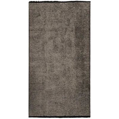 The Deco Factory Alfombra tejida plana antracita light reflection 80x150 The Deco Factory Alfombra tejida plana antracita light reflection 80x150