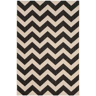 Safavieh - Courtyard - Negro/Beige - 160x230cm - Rug Safavieh - Courtyard - Negro/Beige - 160x230cm - Rug