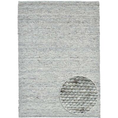 Alfombra de Lana THEKO Alpen - Gris Natural - 140x200 cm - Alta Durabilidad Alfombra de Lana THEKO Alpen - Gris Natural - 140x200 cm - Alta Durabilidad