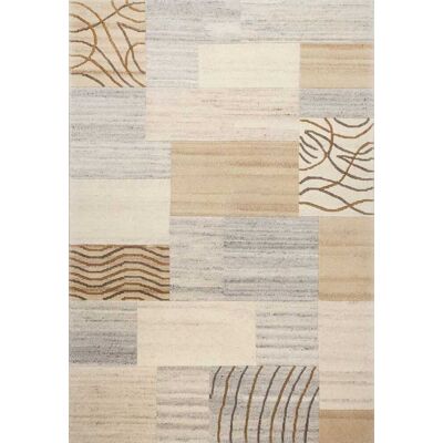 Alfombra de lana THEKO 300x400cm Tejido a mano Lana Natural - Alfombra Alfombra de lana THEKO 300x400cm Tejido a mano Lana Natural - Alfombra