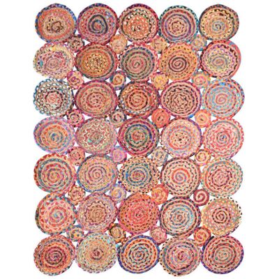Un amour de tapis Alfombra kilim 120x170 de algodã³n tejidas a mano Un amour de tapis Alfombra kilim 120x170 de algodã³n tejidas a mano
