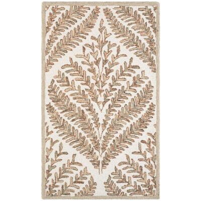 Safavieh - Capri - Marfil/marrón - 90x150 cm - Alfombra Safavieh - Capri - Marfil/marrón - 90x150 cm - Alfombra