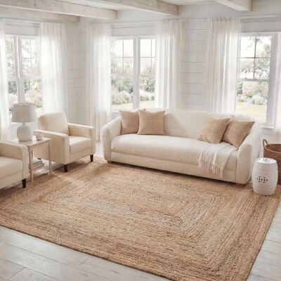 Safavieh - Cape Cod Jute Natural - 120x120 cm - Rug Safavieh - Cape Cod Jute Natural - 120x120 cm - Rug