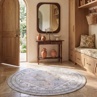 Safavieh - Tucson Collection - Beige/gris - 185x180cm - Alfombra Safavieh - Tucson Collection - Beige/gris - 185x180cm - Alfombra