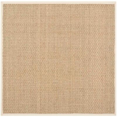 Alfombra Beige 183x183 cm - Natural y Suave de Yessica Alfombra Beige 183x183 cm - Natural y Suave de Yessica