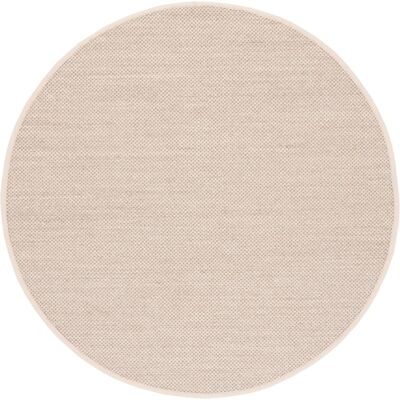 Alfombra de yute y sisal beige 120x120cm - Alfombra Alfombra de yute y sisal beige 120x120cm - Alfombra