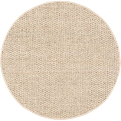 Alfombra de fibra natural beige Safavieh 185x180 - Alfombra Alfombra de fibra natural beige Safavieh 185x180 - Alfombra
