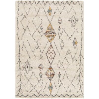AFK Alfombra shaggy gruesa y cómoda beige 160 x 230 cm AFK Alfombra shaggy gruesa y cómoda beige 160 x 230 cm