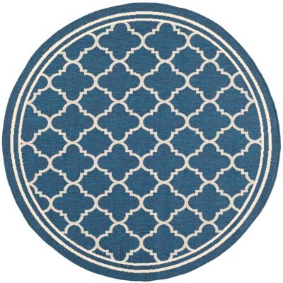 Safavieh - Courtyard - Marine/Beige - Outdoor Rug Safavieh - Courtyard - Marine/Beige - Outdoor Rug
