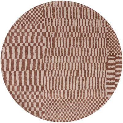 Louis de Poortere Berber - alfombra lavable interior/exterior rojo 240x240 Louis de Poortere Berber - alfombra lavable interior/exterior rojo 240x240