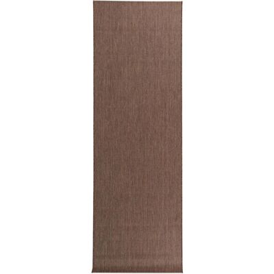 Benuta Alfombra de pasillo exterior marrón 80x240 Benuta Alfombra de pasillo exterior marrón 80x240