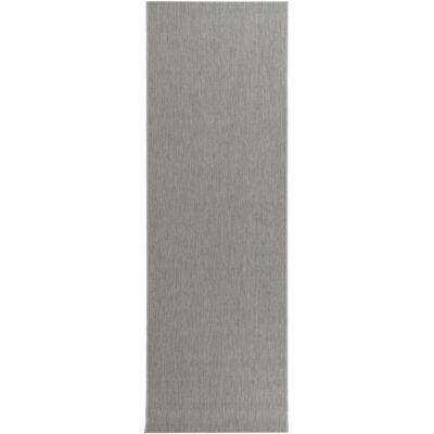 Benuta Alfombra de pasillo exterior gris claro 80x240 Benuta Alfombra de pasillo exterior gris claro 80x240