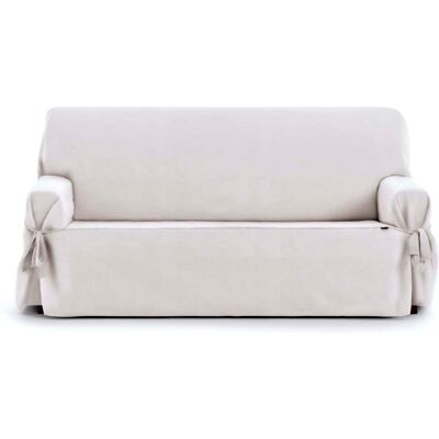 Eysa Funda de sofá 4 plazas con lazos blanco 240-280 cm Eysa Funda de sofá 4 plazas con lazos blanco 240-280 cm