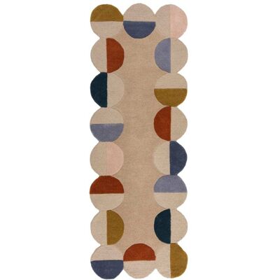 Flair Rugs Alfombra de lana de pasillo multicolor 80x230cm Flair Rugs Alfombra de lana de pasillo multicolor 80x230cm