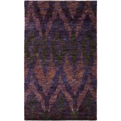Safavieh Alfombra de cáñamo púrpura, 122 x 183 cm Safavieh Alfombra de cáñamo púrpura, 122 x 183 cm
