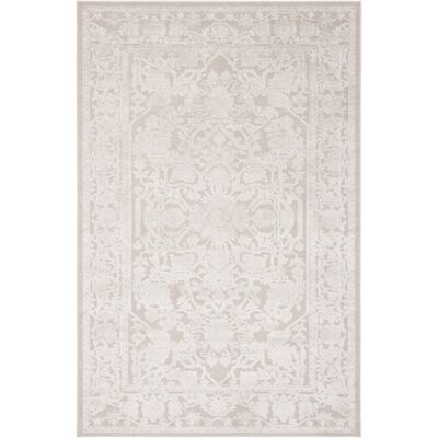 Safavieh Alfombra contemporáneo de poliéster beige/blanco, 122 x 183 cm Safavieh Alfombra contemporáneo de poliéster beige/blanco, 122 x 183 cm