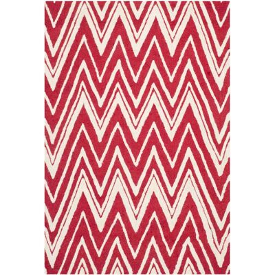 Safavieh Luca - rojo - 180x120 cm - lana - Alfombra Safavieh Luca - rojo - 180x120 cm - lana - Alfombra