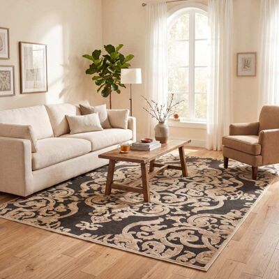 Safavieh Paradise Collection - Piedra y Anthracita - 122 × 170 cm - Short Pile - Rug Safavieh Paradise Collection - Piedra y Anthracita - 122 × 170 cm - Short Pile - Rug
