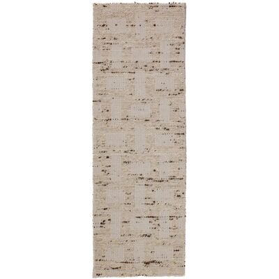 Flair Rugs Alfombra de lana de pasillo beige 80x300cm Flair Rugs Alfombra de lana de pasillo beige 80x300cm
