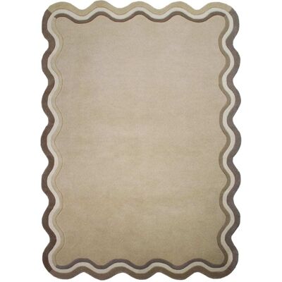 Flair Rugs Alfombra de lana beige 120x170cm Flair Rugs Alfombra de lana beige 120x170cm