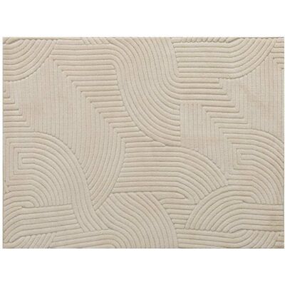 Homcom Alfombra para salón 230x160x1.7 cm crema Homcom Alfombra para salón 230x160x1.7 cm crema