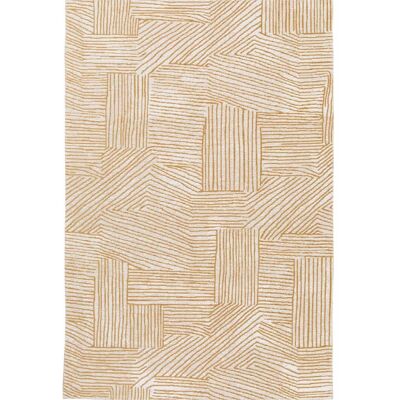 The Deco Factory Alfombra moderna de tejido plano gobelino beige 120x170 The Deco Factory Alfombra moderna de tejido plano gobelino beige 120x170