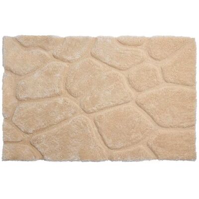 Unique Alfombra de salón tela beige 160x230 cm Unique Alfombra de salón tela beige 160x230 cm