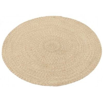 J-line Alfombra redonda de textil natural 1118x118x1 cm. J-line Alfombra redonda de textil natural 1118x118x1 cm.