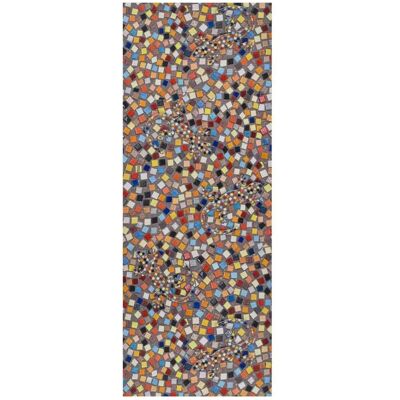 Atticgo Alfombra de cocina lavable mosaico multicolor 52x200 cm Atticgo Alfombra de cocina lavable mosaico multicolor 52x200 cm