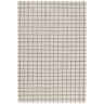 Benuta Alfombra de lana blanca y negra 120x170