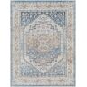 Surya Alfombra vintage lavable en lavadora azul/gris 160x213