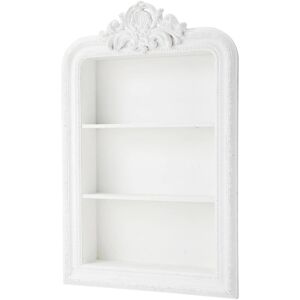 Maisons du Monde Estantería blanca con molduras