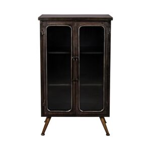 Dutchbone Gabinete de metal negro