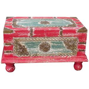 Wanderlust deco Baul Multicolor 50x28x27h cm