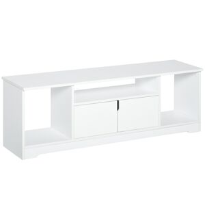 Homcom Mueble de tv color blanco 120 x 30 x 41 cm