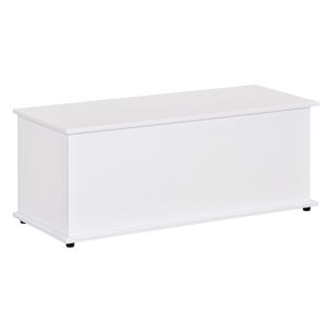 Homcom Baúl de almacenamiento color blanco 100 x 40 x 40 cm
