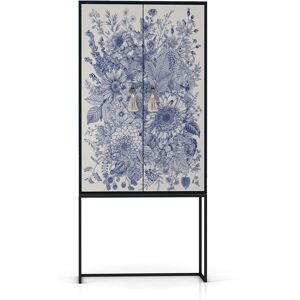 RNT by Really Nice Things Armario aparador 2 puertas MDF estampado floral