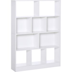 Homcom Estantería modular 100 x 23.8 x 140 cm color blanco