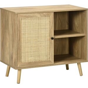 Homcom Aparador de cocina color madera 80 x 39 x 70 cm