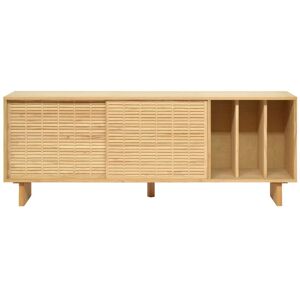 Naan Furniture Aparador 2 puertas de madera maciza natural con mallorquina 170 cm