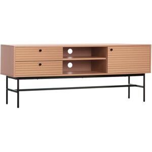 Klast Home Mueble tv de madera y metal natural 150 x 60 cm