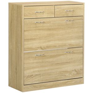 Homcom Mueble zapatero color madera 80 x 30 x 91.5 cm