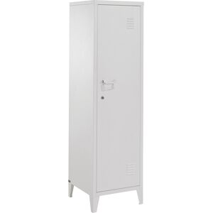 Loft24 Mueble con 1 puerta en metal blanco