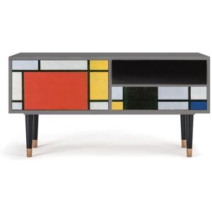 Storyz Mueble de TV multicolores 1 cajón y 1 puerta  L 115 cm