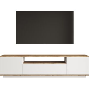 Venprodin Mueble Elegante Tv Futura   180 Cm Pino - Blanco