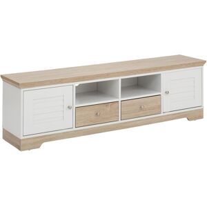 Loft24 Soporte para tv de mdf blanco