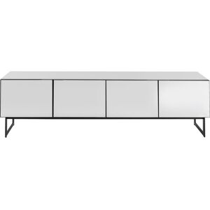 Kare Design Mueble bajo TV en espejo y negro180x40cm