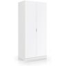 Usinestreet Habitdesign Low Cost Armario 2P Blanco - 1,80 X 0,81 X 0,52 Ms