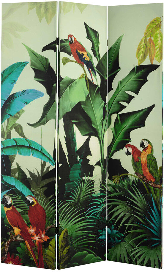 Maisons du Monde Biombo estampado tropical An. 121 cm SANTANA