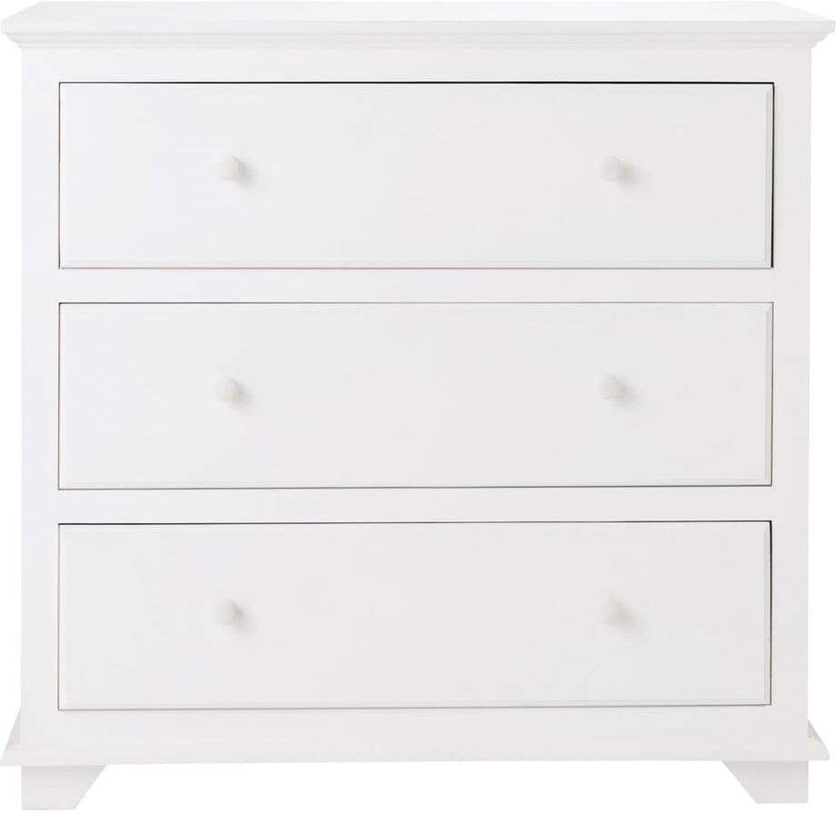 Maisons du Monde Cómoda blanca con 3 cajones